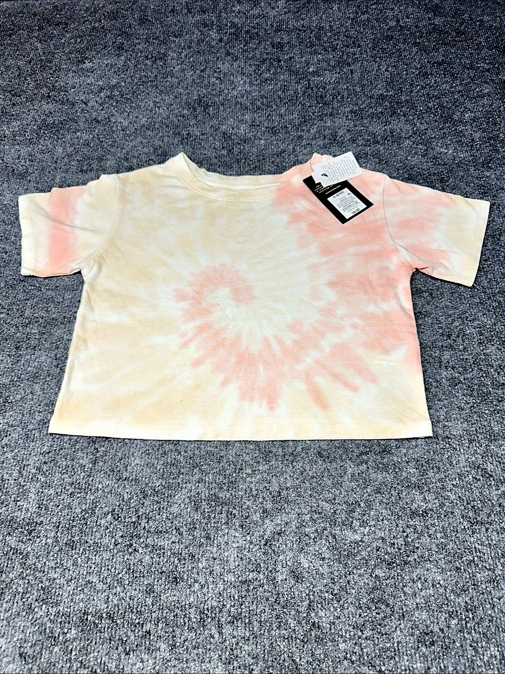 art class Tie-Dye Tee in Pink & Yellow Size Small NWT